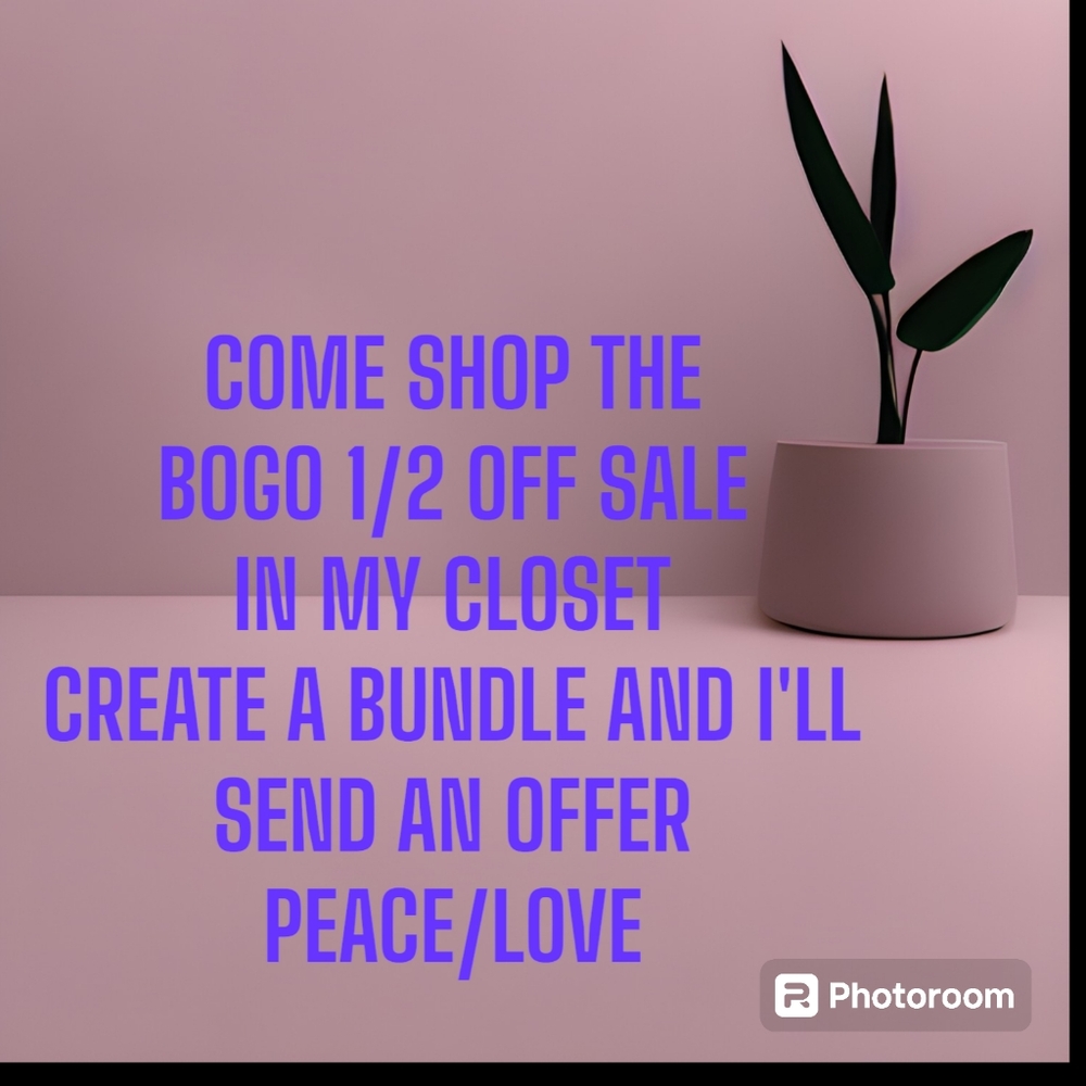 COME SHOP THE BOGO 1/2 OFF SALE IN MY CLOSET